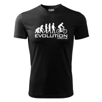 Pánské tričko s potiskem Evoluce cyklistiky. Nejoblíbenější motiv v kategorii.