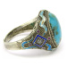 AutorskeSperky.com - Stříbrný prsten s tyrkysem - S1568