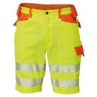 Cerva Latton Pánské HI-VIS šortky 03100023 žlutá/oranžová