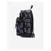 Černý dámský květovaný batoh Jansport Cool Student