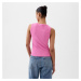 Tílko GAP Sleeveless Modal Shell Indie Pink