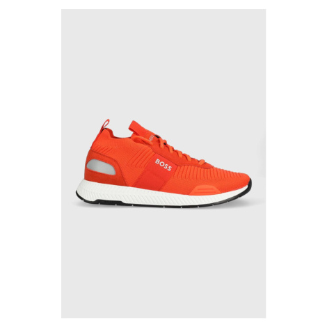 Sneakers boty BOSS Titanium červená barva, 50470596 Hugo Boss