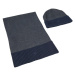 Set čepice a šála camel active gift box scarf/hat night blue check