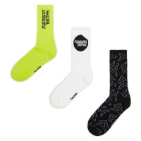 Cropp - Sada 3 párů ponožek - Zelená
