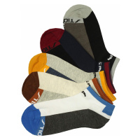 USA nízké ponožky pánské bavlněné CM148 - 3 bal vícebarevná