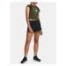 Khaki sportovní crop top tričko Under Armour Pjt Rck Nght Shft Cap T Q4