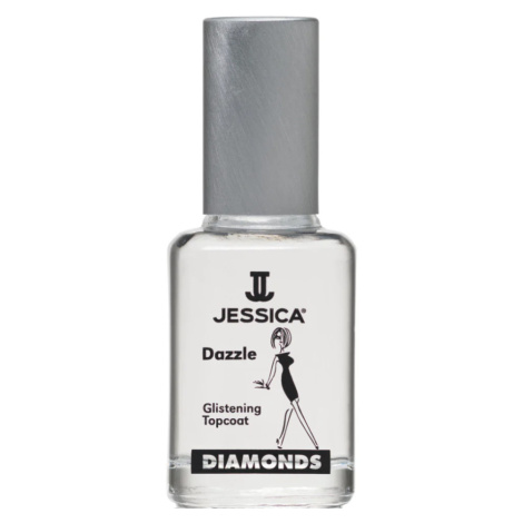 Jessica nadlak na nehty s diamantovým prachem Diamonds Dazzle 15 ml čirý
