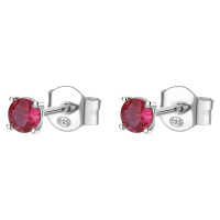 Brosway Krásné stříbrné náušnice Fancy Passion Ruby FPR43