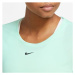 Nike ONE DRI-FIT Dámské tréninkové tričko s dlouhým rukávem, světle zelená, velikost