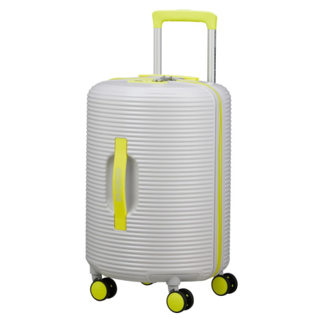 American Tourister ROLLIO Spinner 52cm Šedý Light Grey/Lime