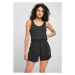 Dámský overal Urban Classics Ladies Short Sleevless Modal Jumpsuit - black