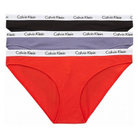 Dámské kalhotky Calvin Klein QD3588E 1CX 3 KUSY | černá