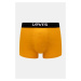 Boxerky Levi's 2-pack pánské, žlutá barva, 37149-1006