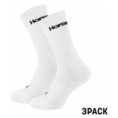 3PACK ponožky Horsefeathers bílé
