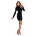 Made Of Emotion Woman's Dress M558 Navy Blue