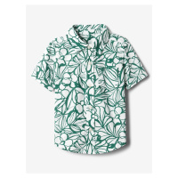 Bílo-zelená klučičí vzorovaná košile GAP