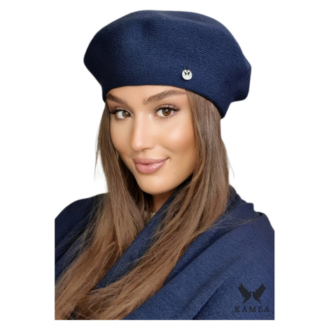 Kamea Woman's Beret K.22.036.12 Navy Blue