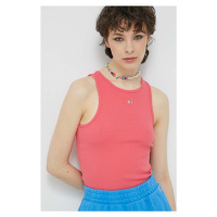 Top Tommy Jeans dámský, růžová barva, DW0DW14875
