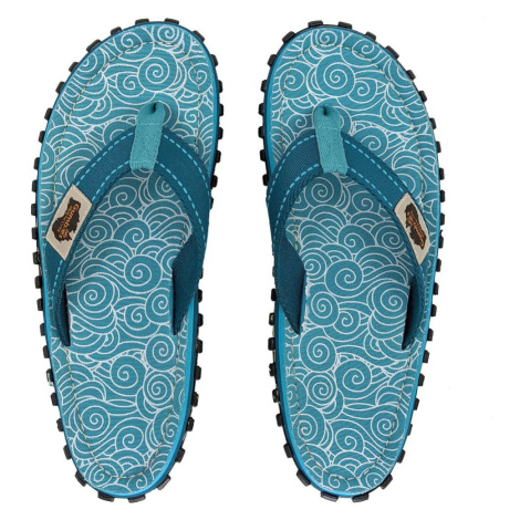 Dámské žabky Gumbies Islander Flip-Flops - Turquoise Swirls