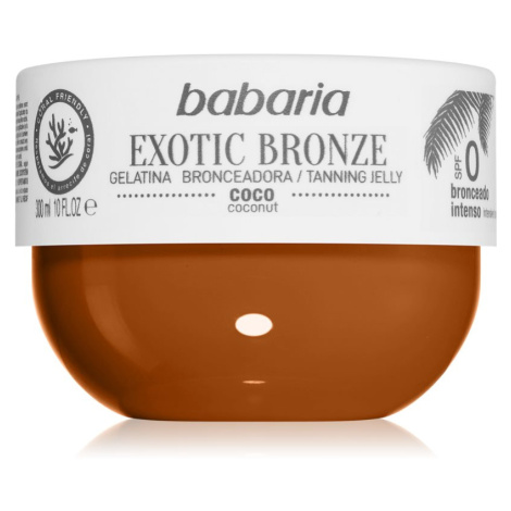 Babaria Tanning Jelly Exotic Bronze tělový gel pro intenzivní opálení 300 ml