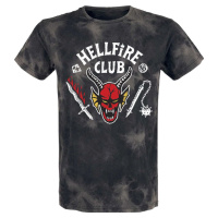 Stranger Things Hellfire Club Tričko vícebarevný