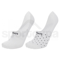 Ponožky UYN GHOST 4.0 SOCKS 2 páry - bílá/bílá s puntíky /38