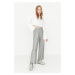 Trendyol Gray Soft Knitted Pants