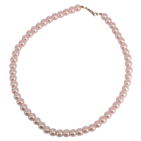 Perlový náhrdelník růžový