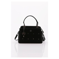 DGN 3154 Women's Shoulder and Hand Bag Black Mosaic