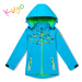 Chlapecká softshellová bunda KUGO HK3121, tyrkysová Barva: Tyrkysová