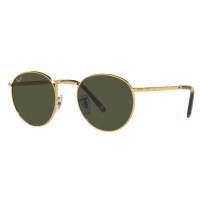 Sluneční brýle Ray-Ban NEW ROUND zlatá barva, 0RB3637