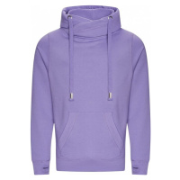 Just Hoods Robustní unisex mikina klokanka bez zipu se zkříženým límcem