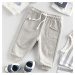 Reserved - Oversized teplákové kalhoty - Světle šedá