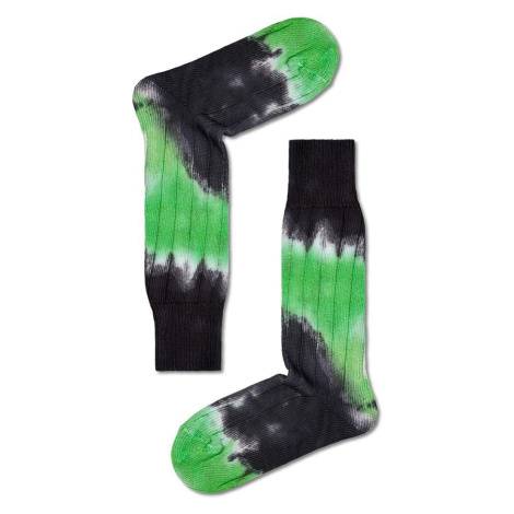 Ponožky Happy Socks Just Bee Crew Sock zelená barva