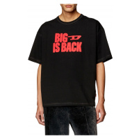 Tričko diesel t-boxt-back t-shirt černá