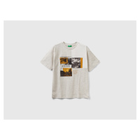 Benetton, T-shirt With Photo Print