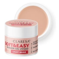 CLARESA STAVEBNÍ GEL NA NEHTY SOFT&EASY LIGHT BEIGE 90G