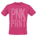 Nicki Minaj Pnk Prnt Tričko růžová