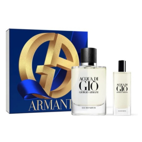 Giorgio Armani Acqua Di Gio Pour Homme - EDP 75 ml (plnitelná) + EDP 15 ml