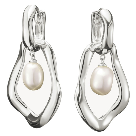 Thomas Sabo H2321-082-14 Hoop Earrings with pearls-Pendant Natural Beauty Silver