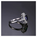 GRACE Silver Jewellery Stříbrný prsten Swarovski Elements Kate, stříbro 925/1000 P-SR0078/55 Stř