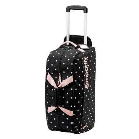 Meatfly Cestovní taška Gail White Dot/Powder Pink