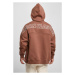 Oversized Logo Hoody - bark