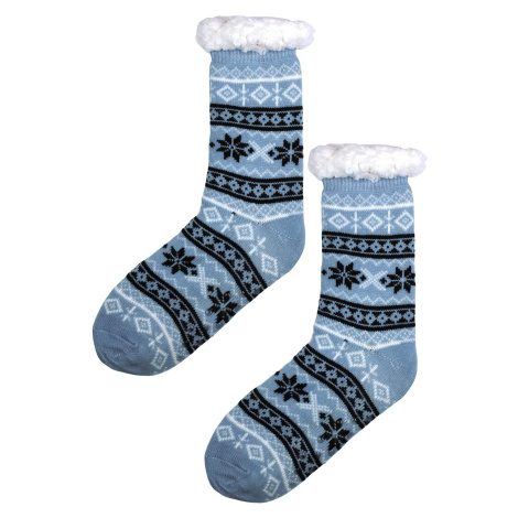Snowy light huňaté ponožky beránek MC 113 světle modrá PESAIL