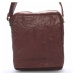 Luxusní velká kožená crossbody taška hnědá - Sendi Design Diverze hnědá