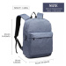 Modrý praktický studentský batoh Aksah Lulu Bags