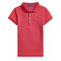 Dětské polo tričko Polo Ralph Lauren červená barva