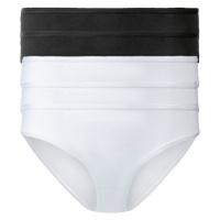 esmara® Dámské kalhotky XXL, 5 kusů (černá/bílá)