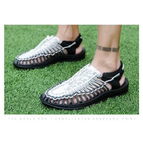 Letní pánské boty s kontrastními šňůrkami MIXI FASHION