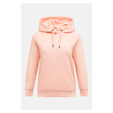 Mikina peak performance w original hood peach fuzz